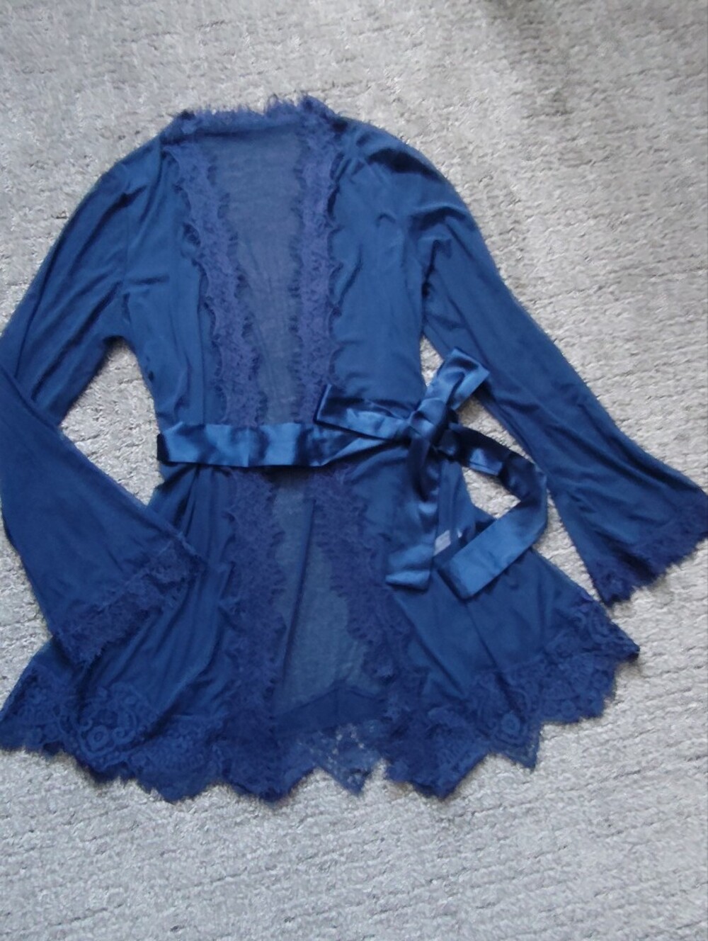 Lingerie Robe With Matching Thong
